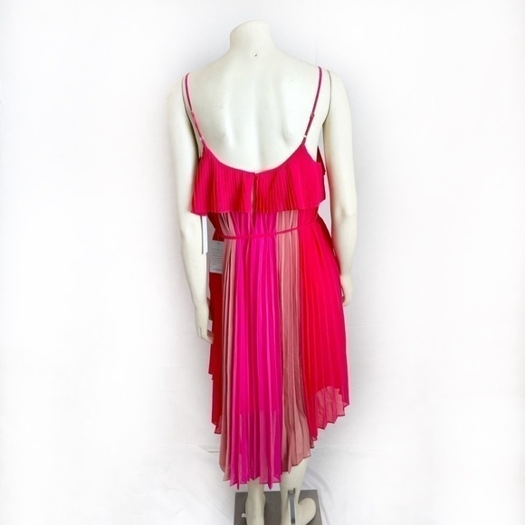 Adelyn Rae Pepper Pleated Colorful Dress Size M - Picture 7 of 10